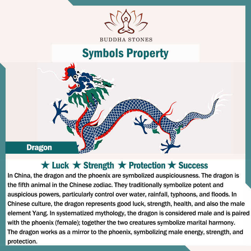 Collier pendentif en cristal de quartz naturel avec énergie de guérison et dragon chinois en Buddha Stones