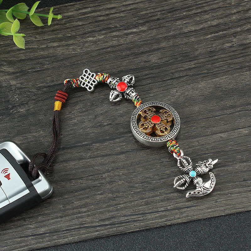 Décoration de voiture à suspendre avec le pouvoir spirituel du Tibet Vajra