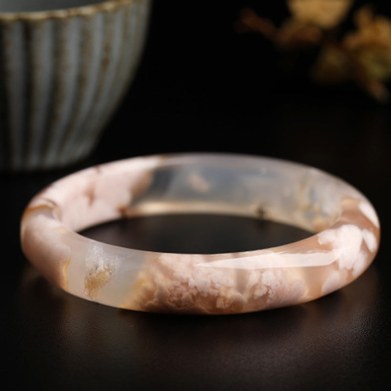 Bracelet de paix en agate Sakura naturelle