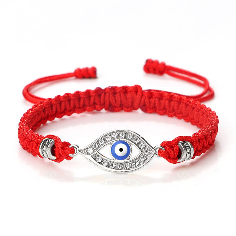 Bracelet en corde avec Buddha Stones pour éloigner le mauvais œil et les mauvais esprits