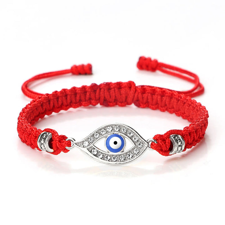Bracelet en corde avec Buddha Stones pour éloigner le mauvais œil et les mauvais esprits