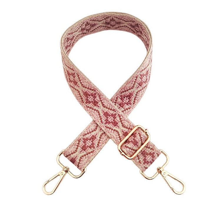 Bandoulières brodées multicolores pour sac à bandoulière