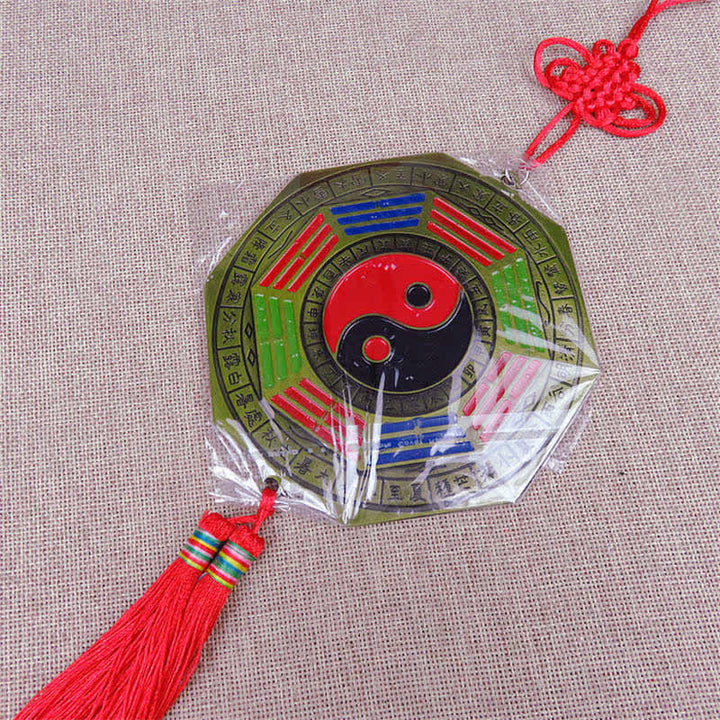 Carte Feng Shui Bagua Nœuds chinois Harmonie Carte énergétique Miroir