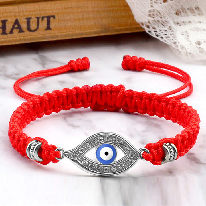 Bracelet en corde avec Buddha Stones pour éloigner le mauvais œil et les mauvais esprits