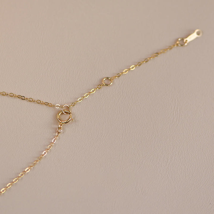 Collier avec pendentif en forme de chat porte-bonheur en jade Hetian plaqué or 14 carats avec Buddha Stones - image 10