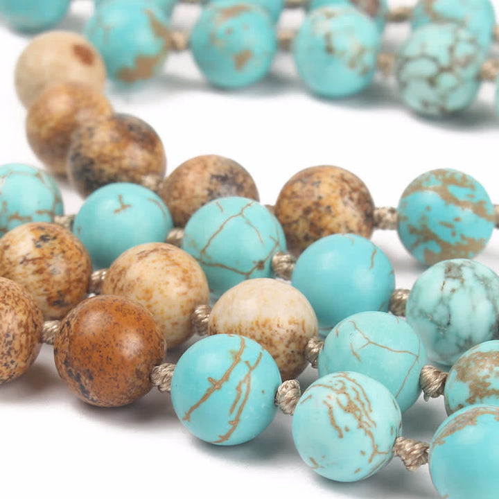 Bracelet Mala 108 Buddha Stones
