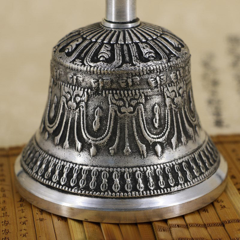 Ensemble de décoration en cuivre avec cloche de méditation tibétaine et vajra dorje Buddha Stones - image 7