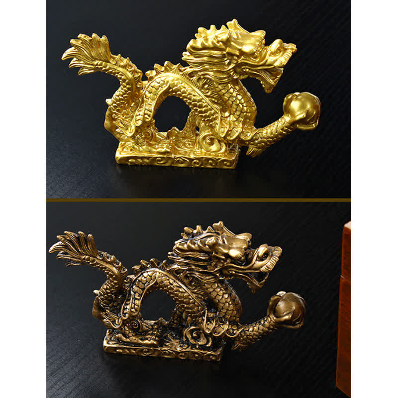 Buddha Stones Feng Shui Dragon Nuage de Bon augure Richesse Chance Décoration
