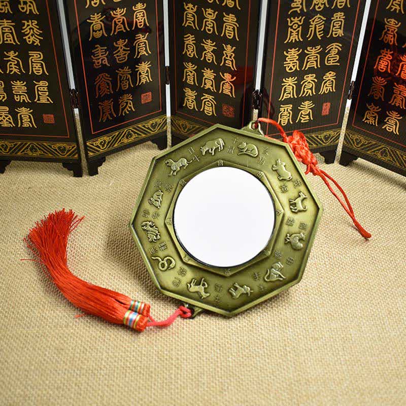 Carte Feng Shui Bagua Pièces des Cinq Empereurs Carte énergétique de l'harmonie des nœuds chinois